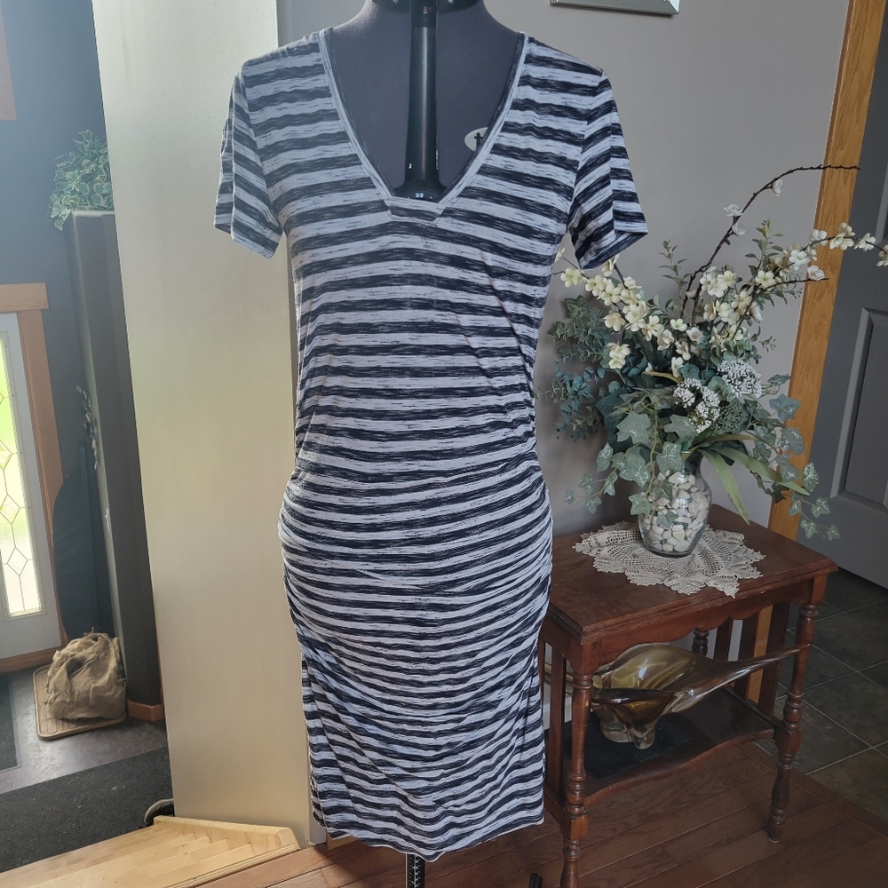 William Rast Striped Tee Dress Size M